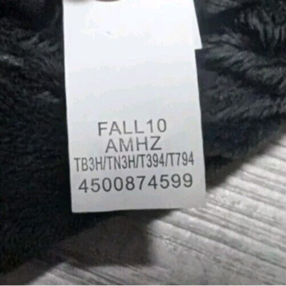 The North Face Womens Heavy Reversible Sweatshirt Jacket Fits Sz M Plush Black - Picture 6 of 11